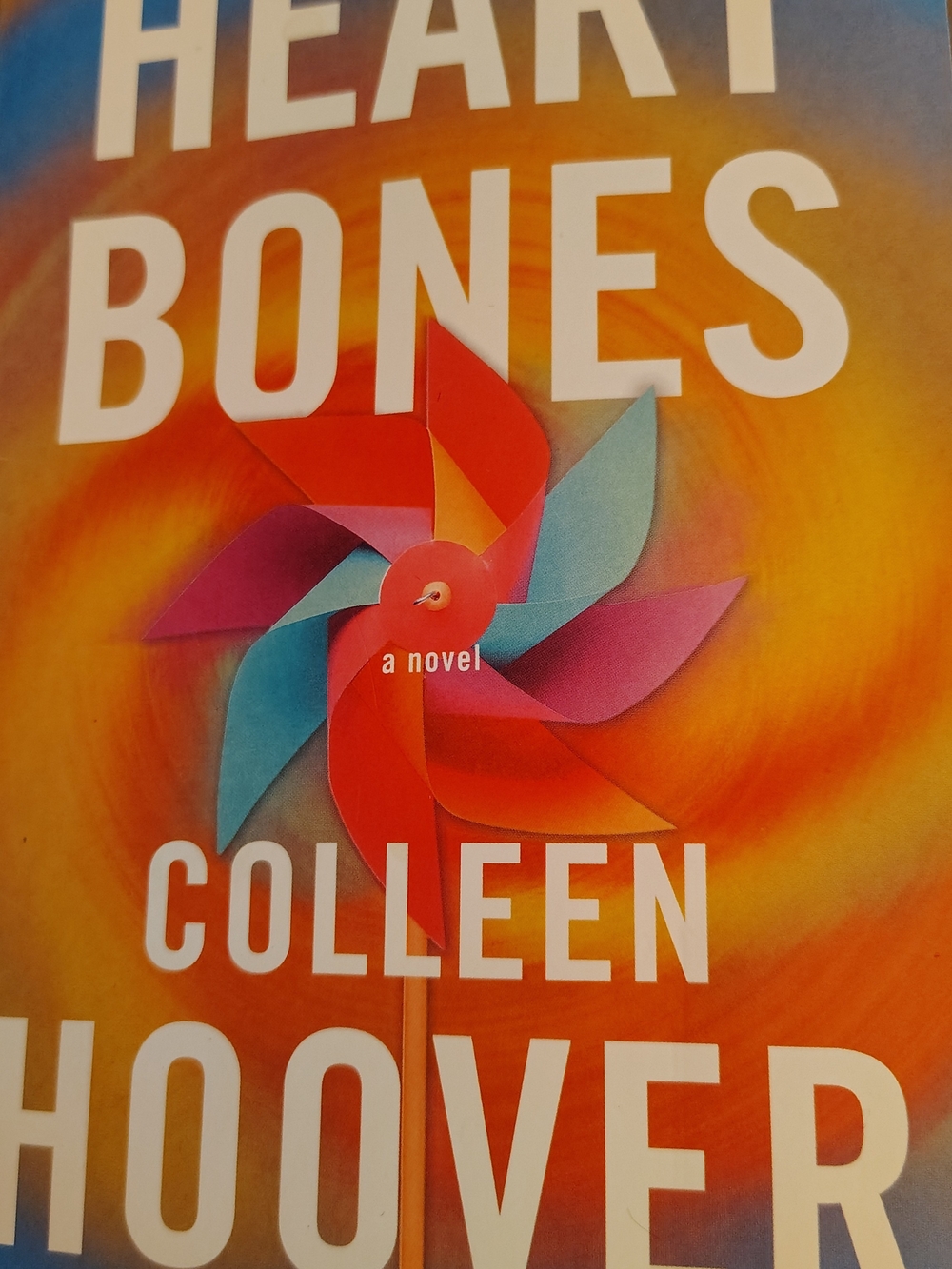 Colleen Hoover Heart Bones Decorative Pinwheel Wall Art - Multicolor